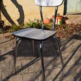 Set of table and four chairs formica
