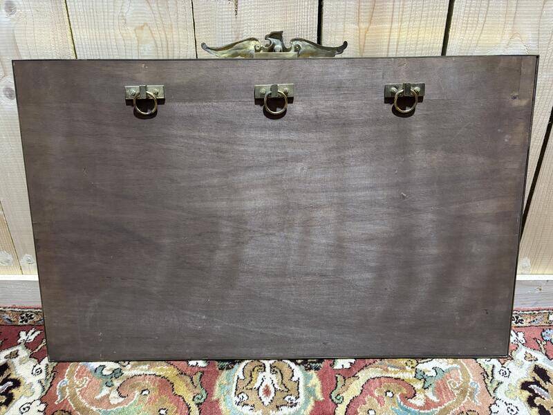 Miroir empire laiton