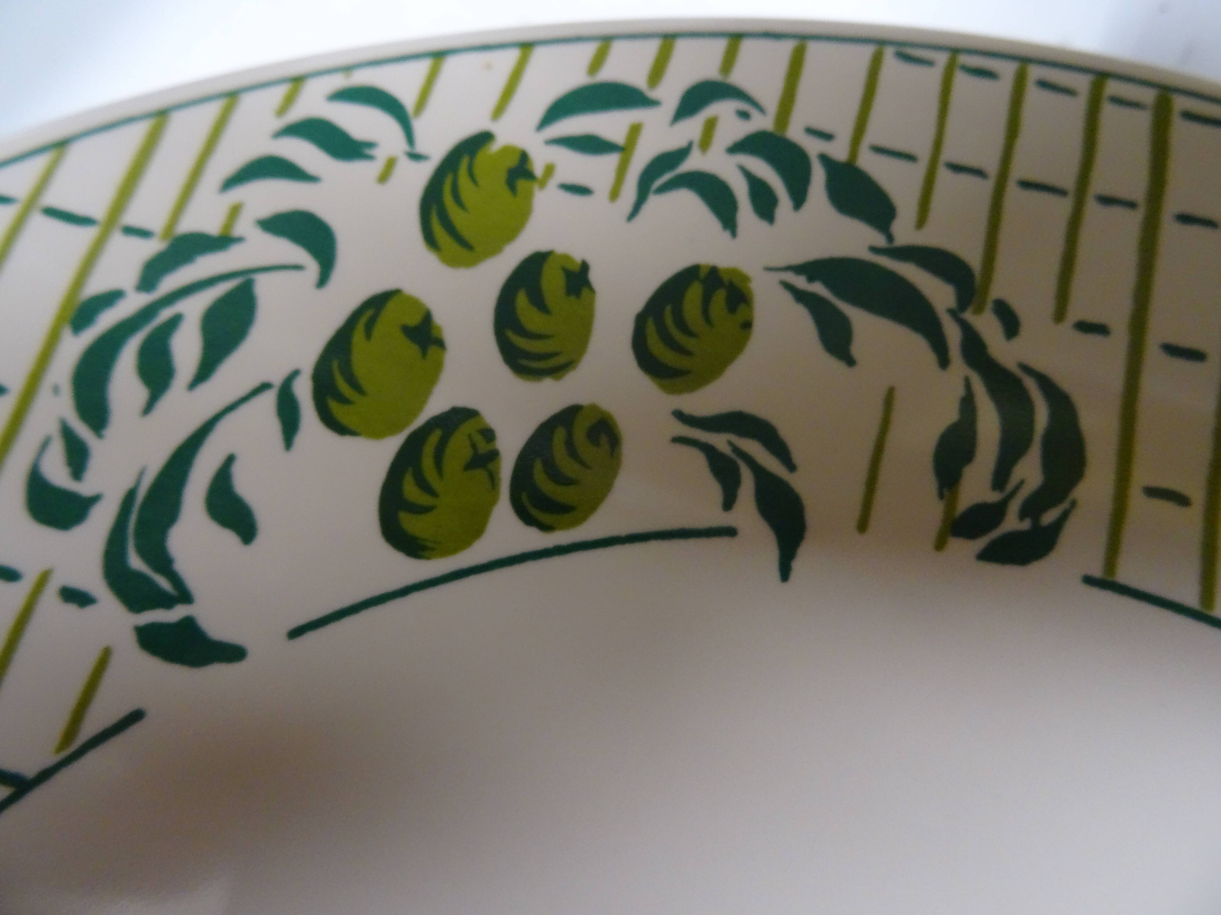 Lot of 6 Lunéville plates