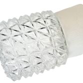 Vintage White Porcelain Wall Light, 1970s