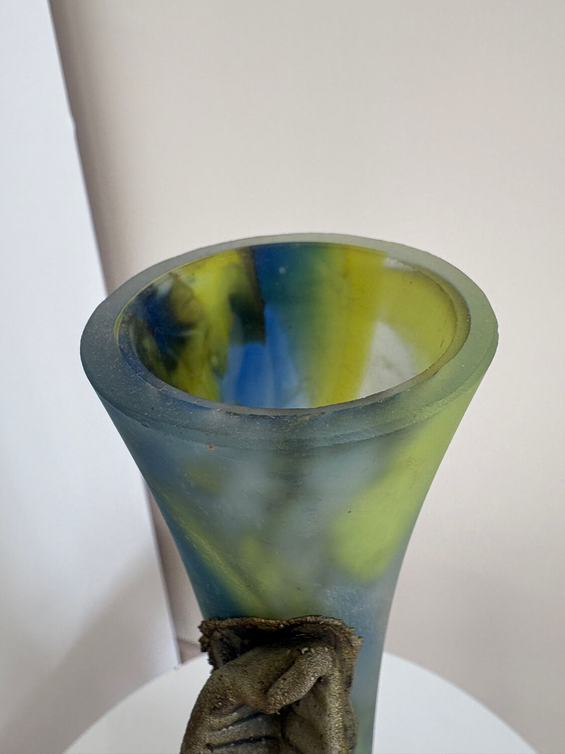 Large sculptural Brutalist vase – Florea SILVIU – 41 cm