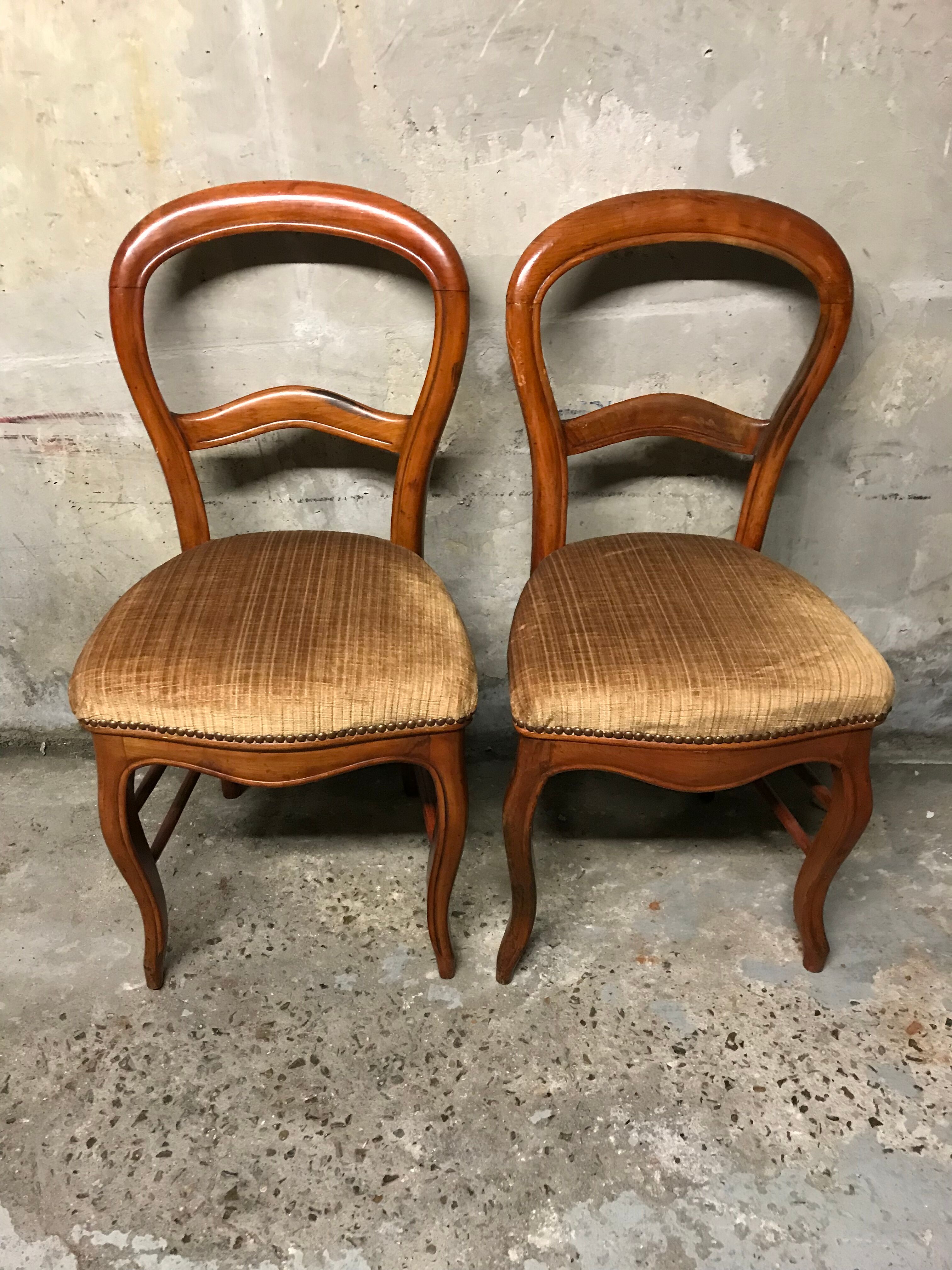 Pair of Louis Philippe chairs