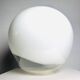 Large 'Nessa' Murano Glass Sphere Lamp In Opal White By Gino Vistosi For Vistosi, Italy 1970S