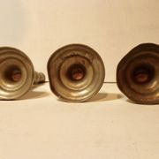 Tin candlesticks