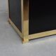Jardinière design 1970 laiton & bronze