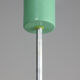 Small Mid-century Turquoise Glass Ceiling Lamp, 60s