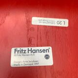 Model 3107 chairs by Arne Jacobsen for Fritz Hansen, Denmark, 1997, Set of 4