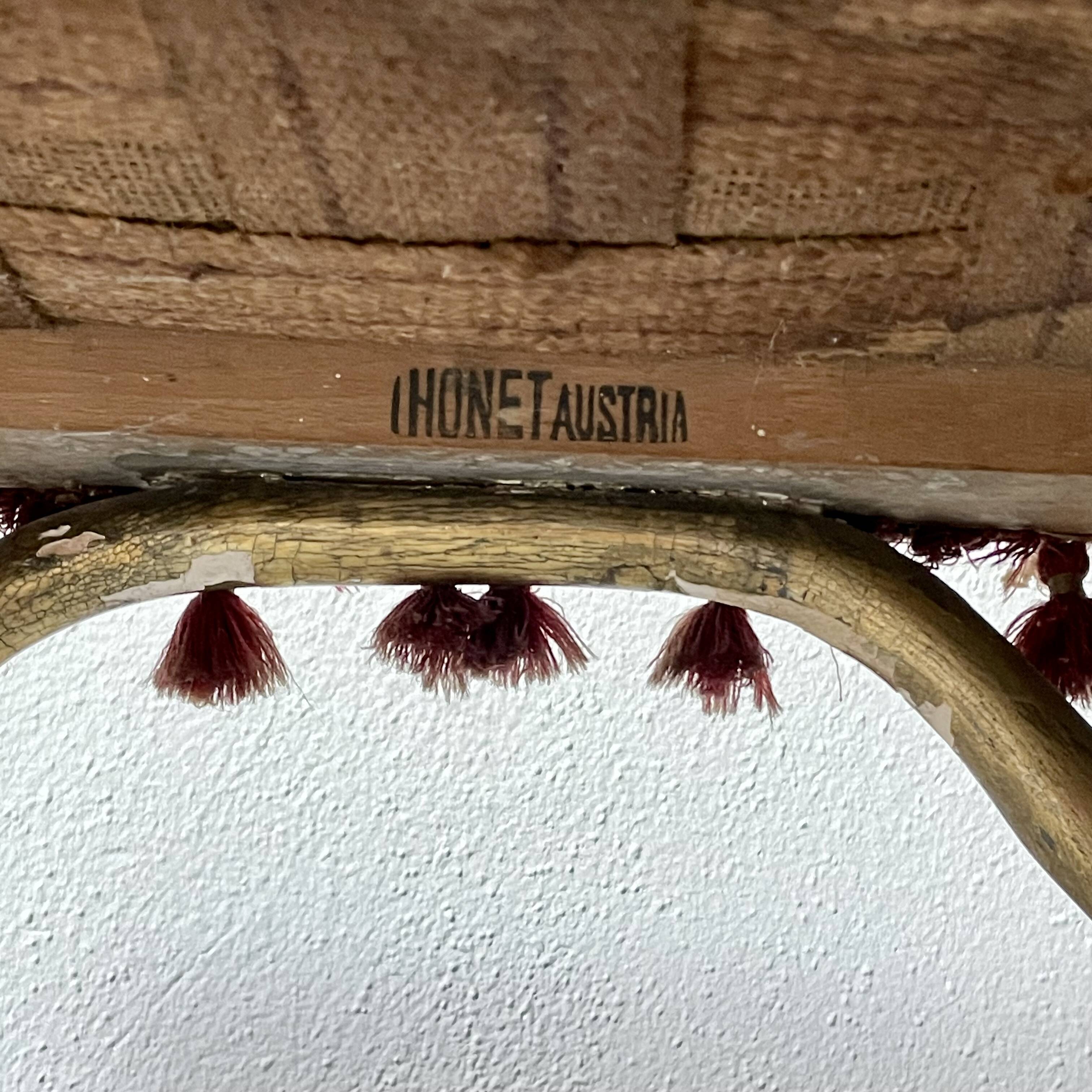 Pair of 19th century Faux Bamboo Parlor Chairs by Thonet