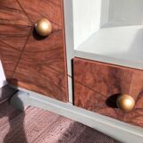 Meuble d’entrée avec miroir mercure