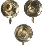 Bougeoirs rat des caves argenté