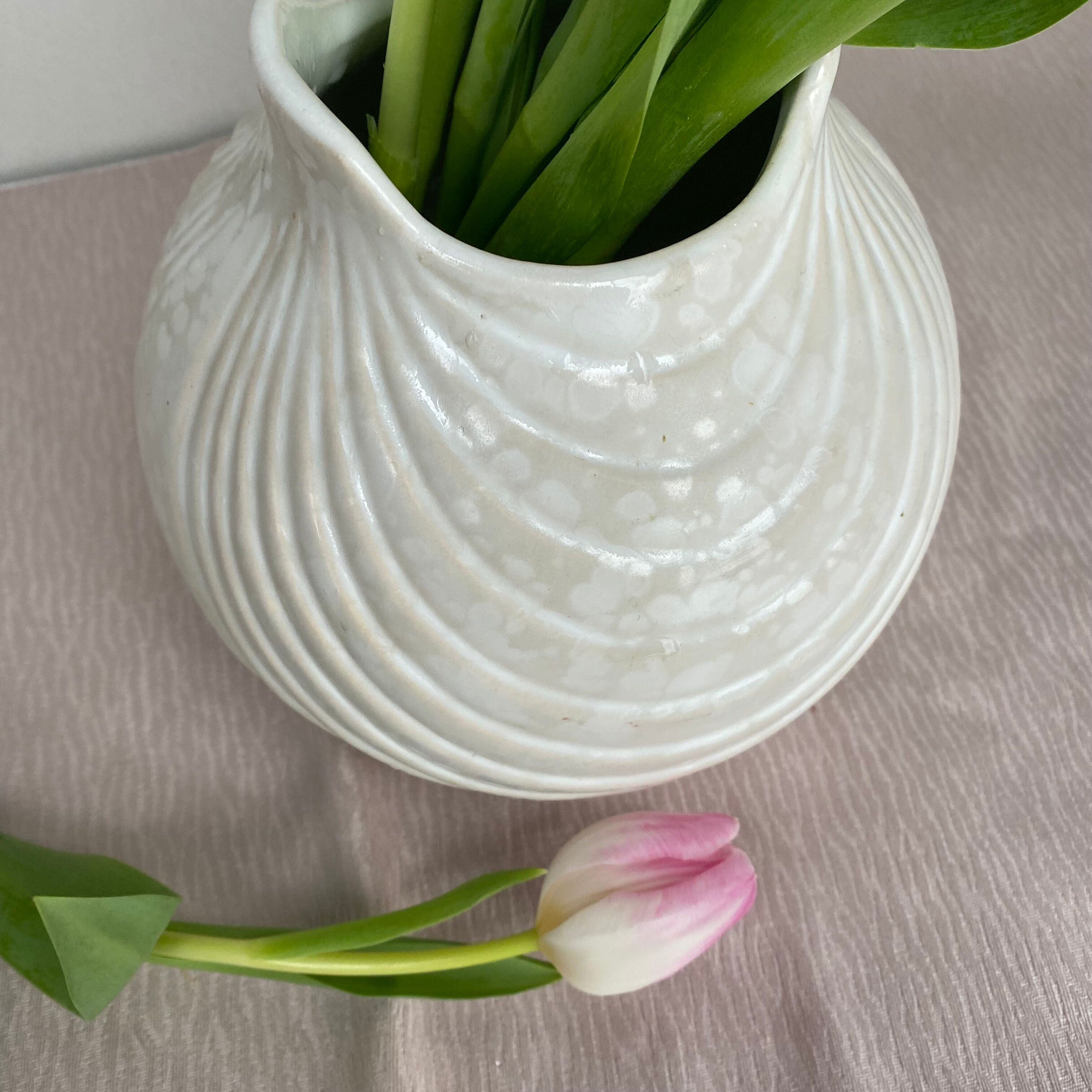 Vintage West Germany ball vase