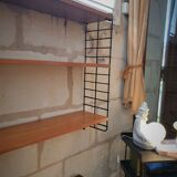 Vintage wall shelf string style 60s