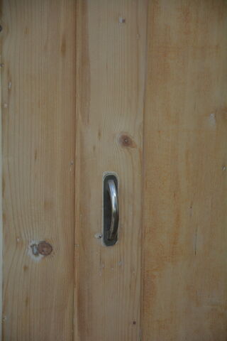 Bonnetière en bois naturel