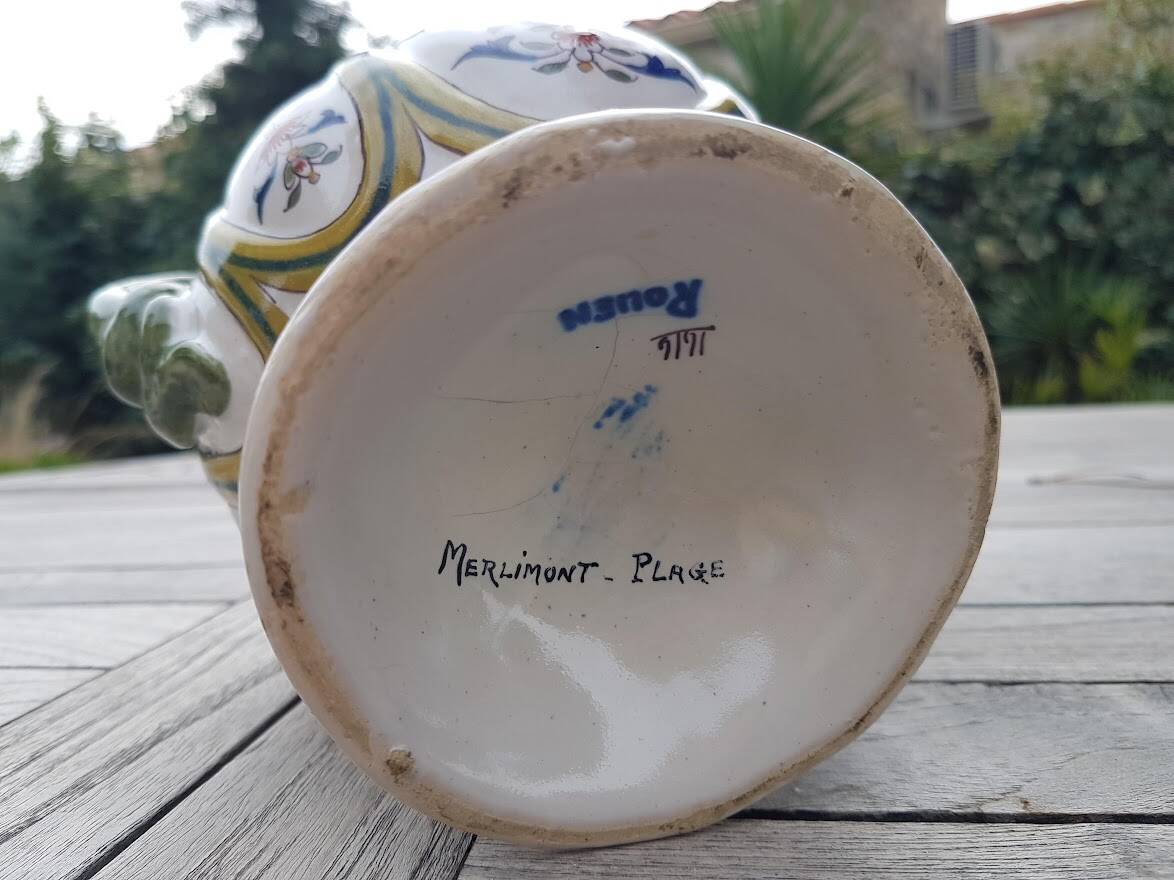 Ceramic vase Rouen - 1614 Merlimont beach