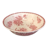 Toilet bowl old décor faience anemones