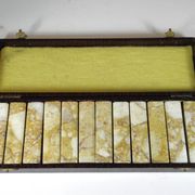 Case of 12 marble knife holders