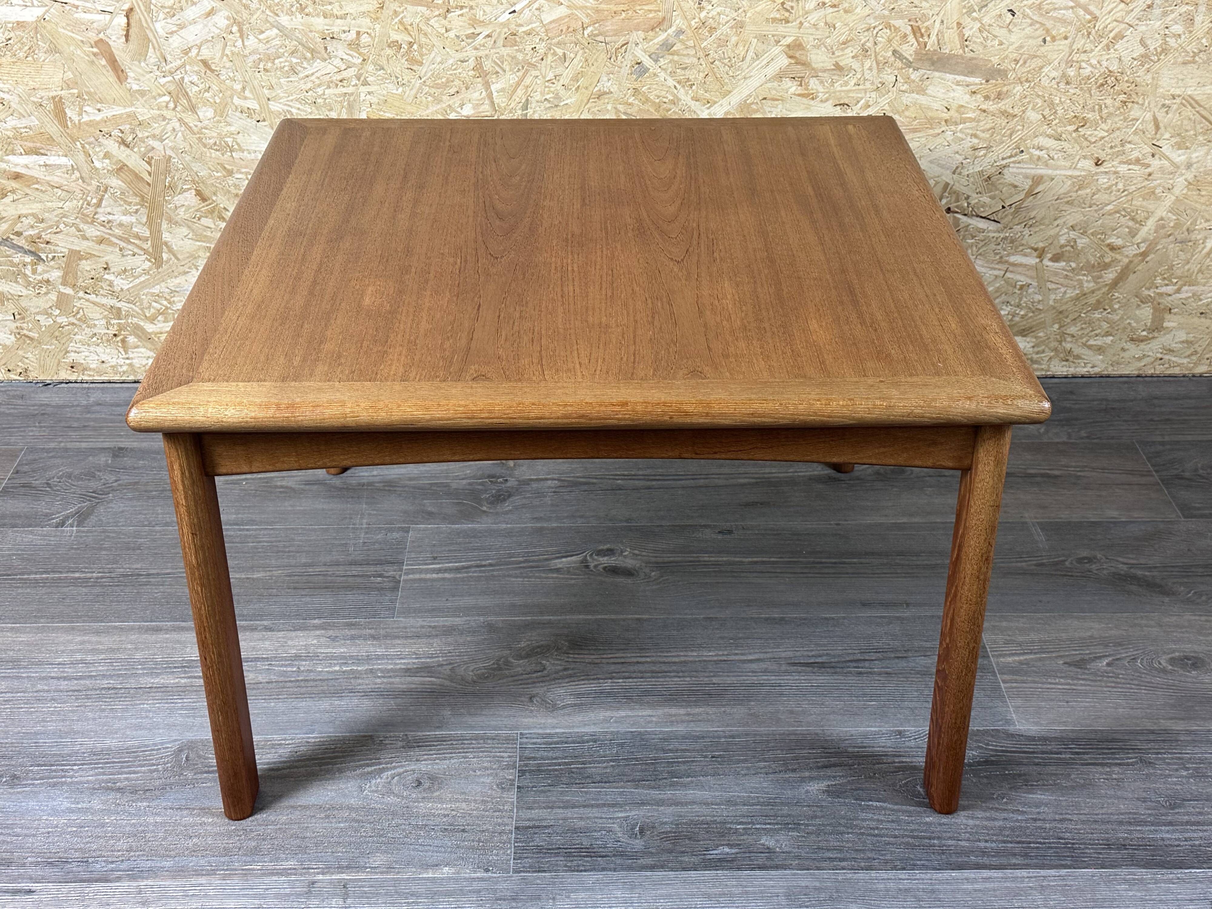 1960s/70s teak coffee table and side table by Glostrup Møbelfabrik Denmark