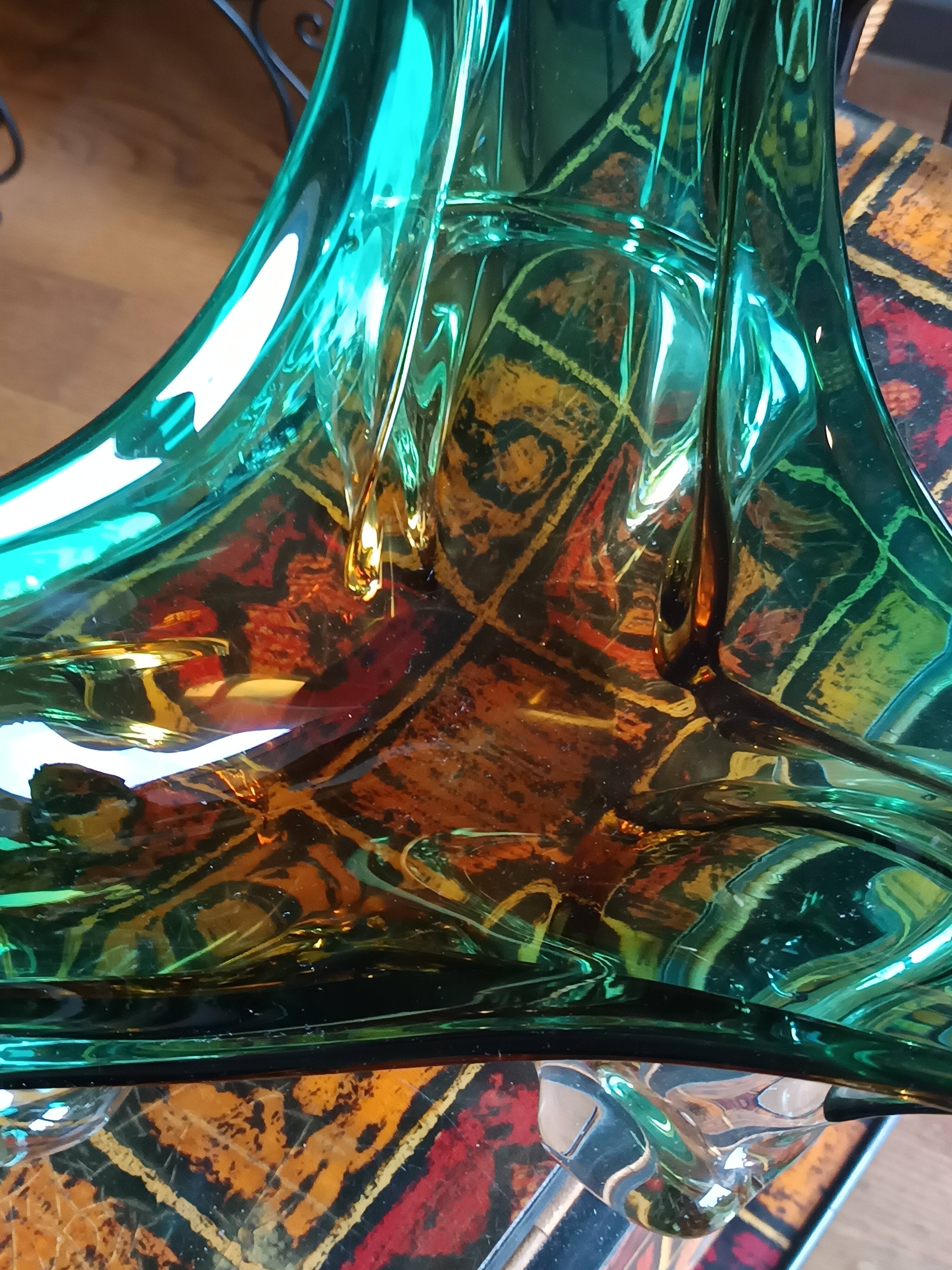 Large Murano glass center table, 1950s