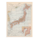Old map of Japan 1897