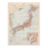 Old map of Japan 1897