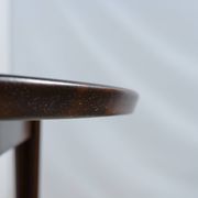 Mid-Century Round Rosewood Dining Table by Henry Rosengren Hansen for Brande Mobel Industry, 1960s