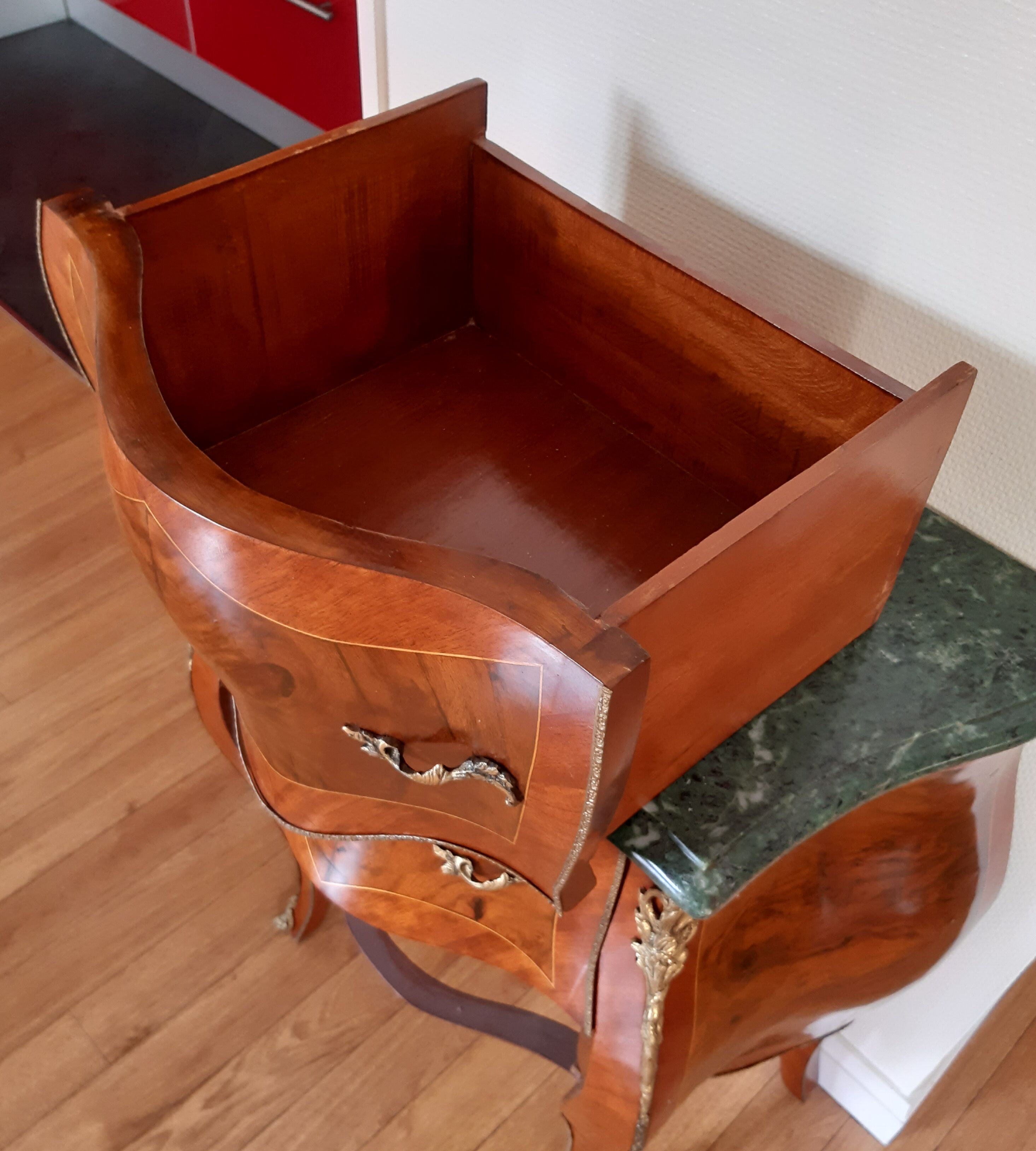 Louis XV-style marquetee dresser