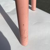 Wooden stool tricolour feet