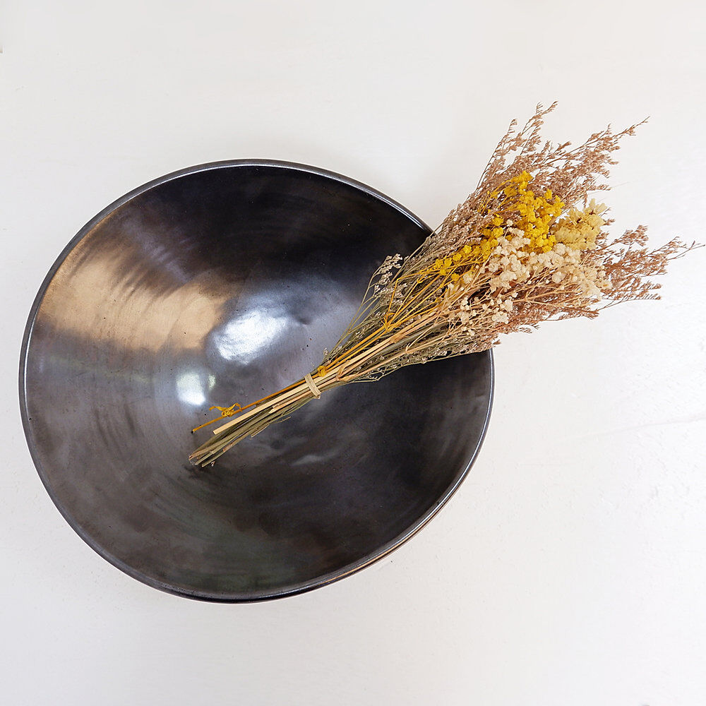 Decorative dishes or vintage ceramic grey glazed catchalls.