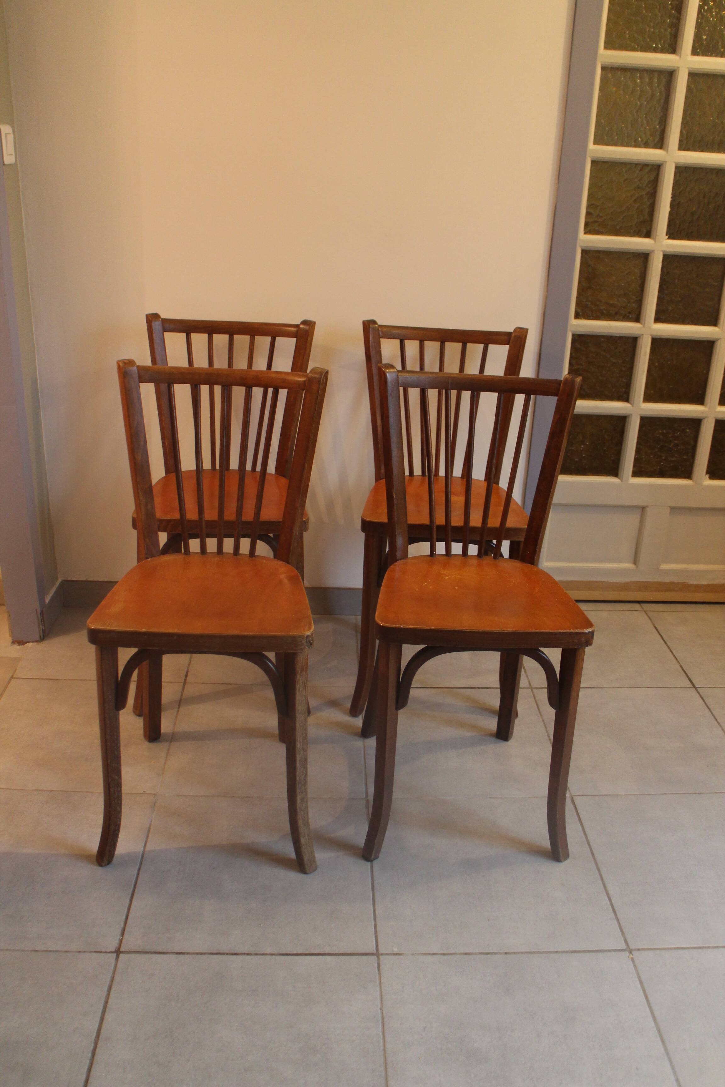 4 Baumann chairs