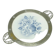 Art Nouveau tray, silver-plated brass, white porcelain, Austria, early 20th century