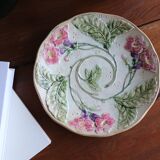 Pink flower slip plate
