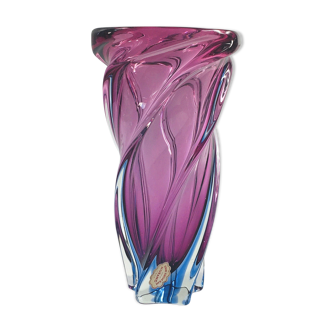 Vase en verre de Murano du milieu du siècle