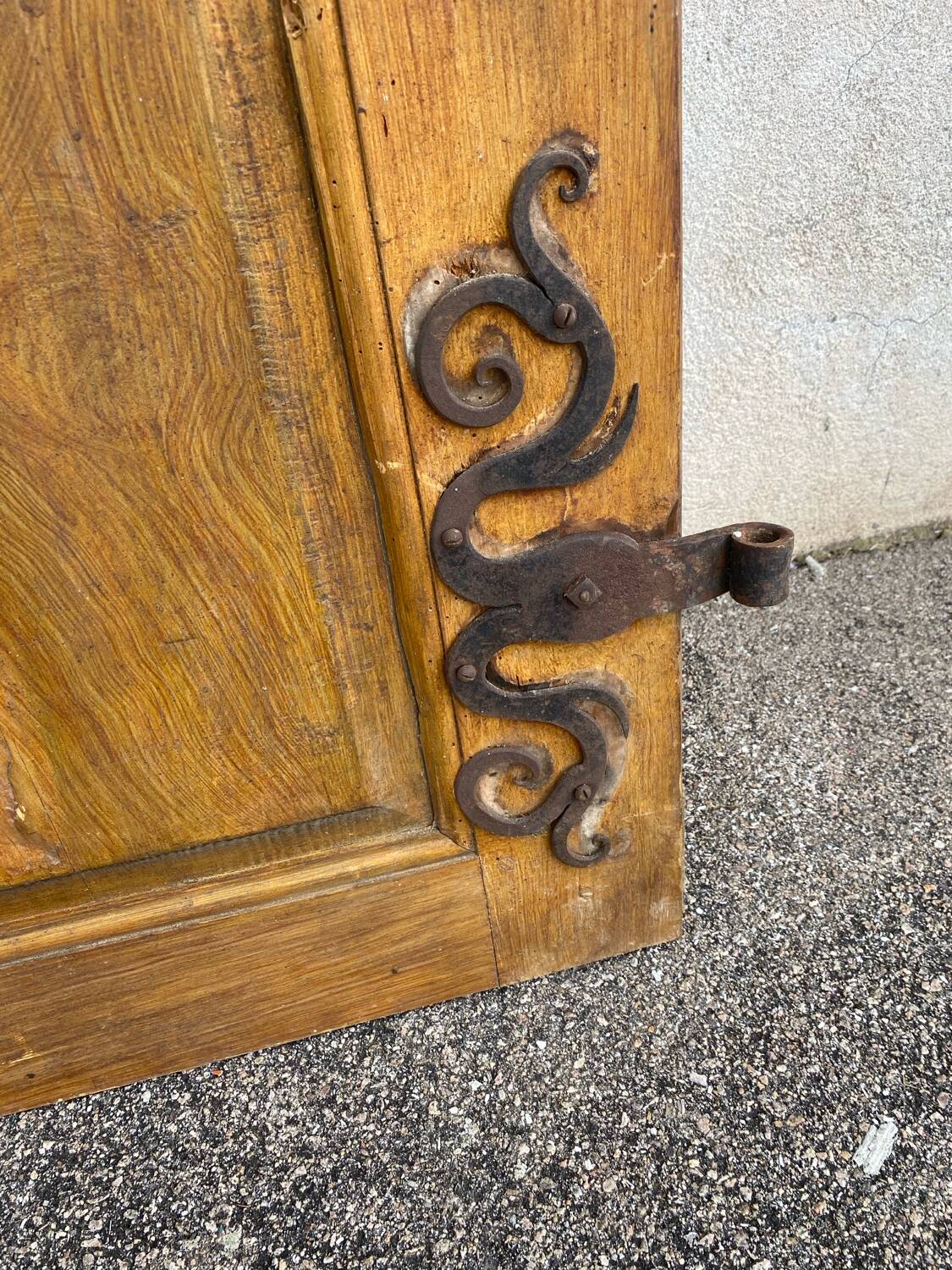19th century interior fir door