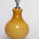 Mustard orange glass lamp base