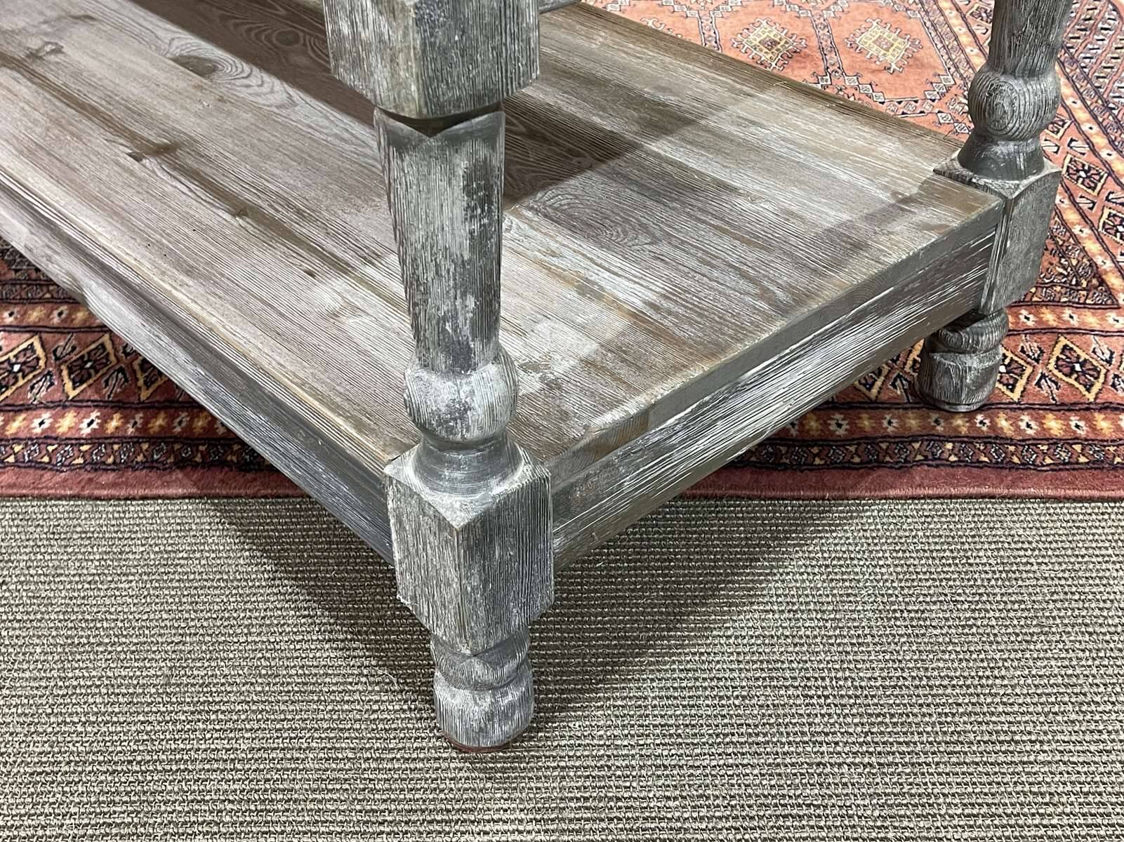 20th century draper's table in fir