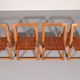 Chaises Trieste par Aldo Jacober pour Alberto Bazzani, années 1960.