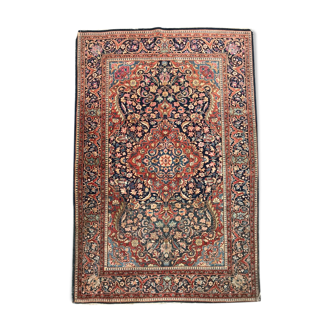 Tapis ancien kashan persan  136x201 cm