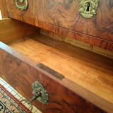 Commode restauration en noyer 4 tiroirs