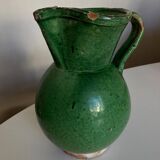 Vase pichet de ferme terre vernissée art populaire sud 1950