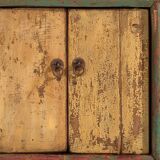 Antique wabi sabi style low cabinet (c.1900)