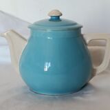 Two-tone ceramic teapot