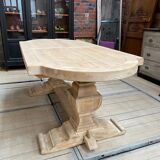 Solid oak monastery table