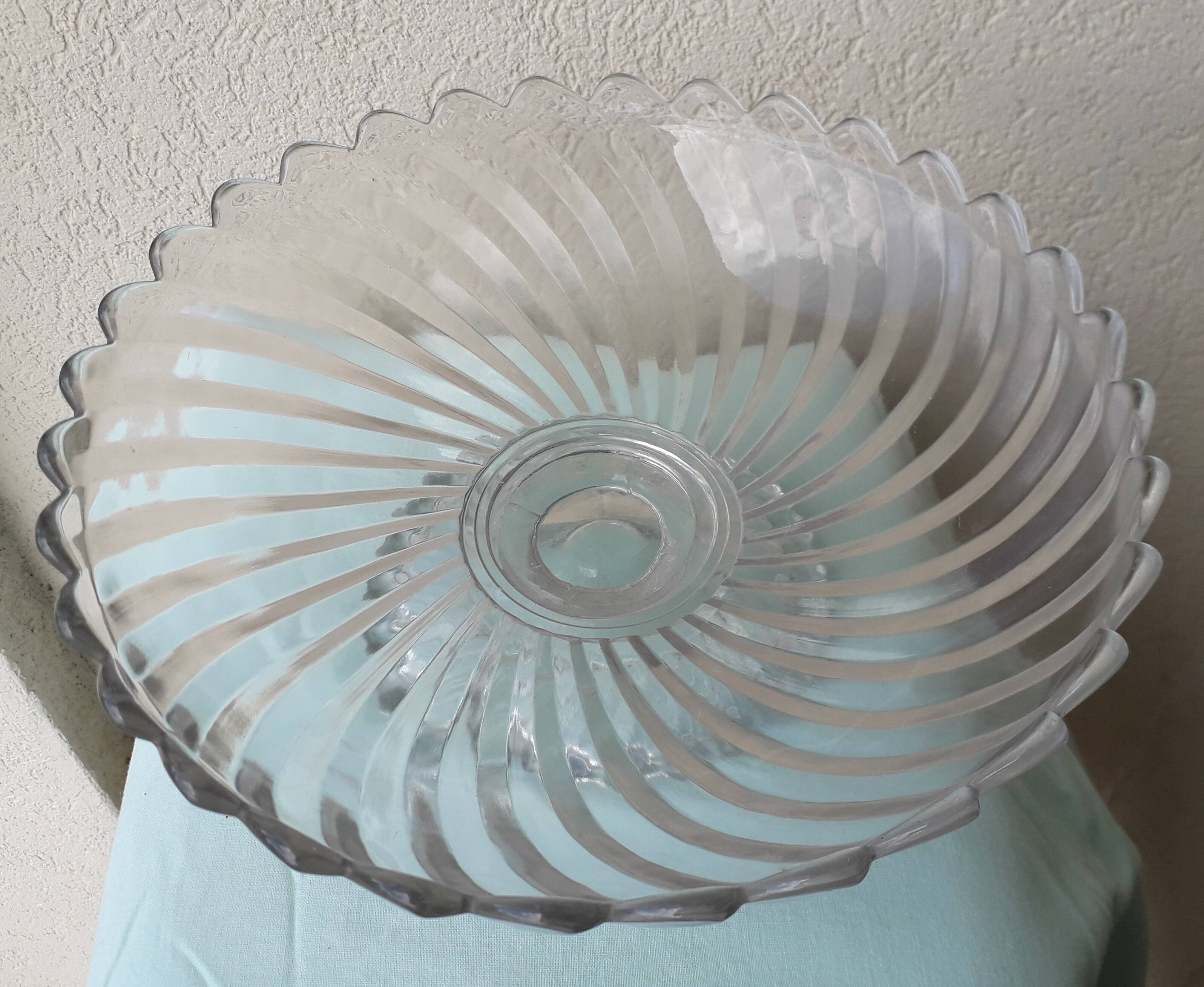 Compotier en verre Portieux