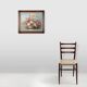 Edmond Sanders, Vase with Flowers, 1950s, Oil on Canvas, Framed