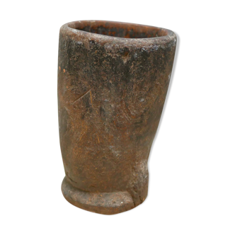 Ancient African wooden mortar