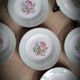 Set 6 plates Amandinoise fleuries