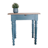 Console small renovated solid wood desk