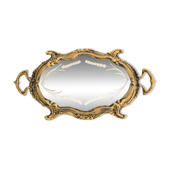 Bandeja francesa de bronce Louis XV Style