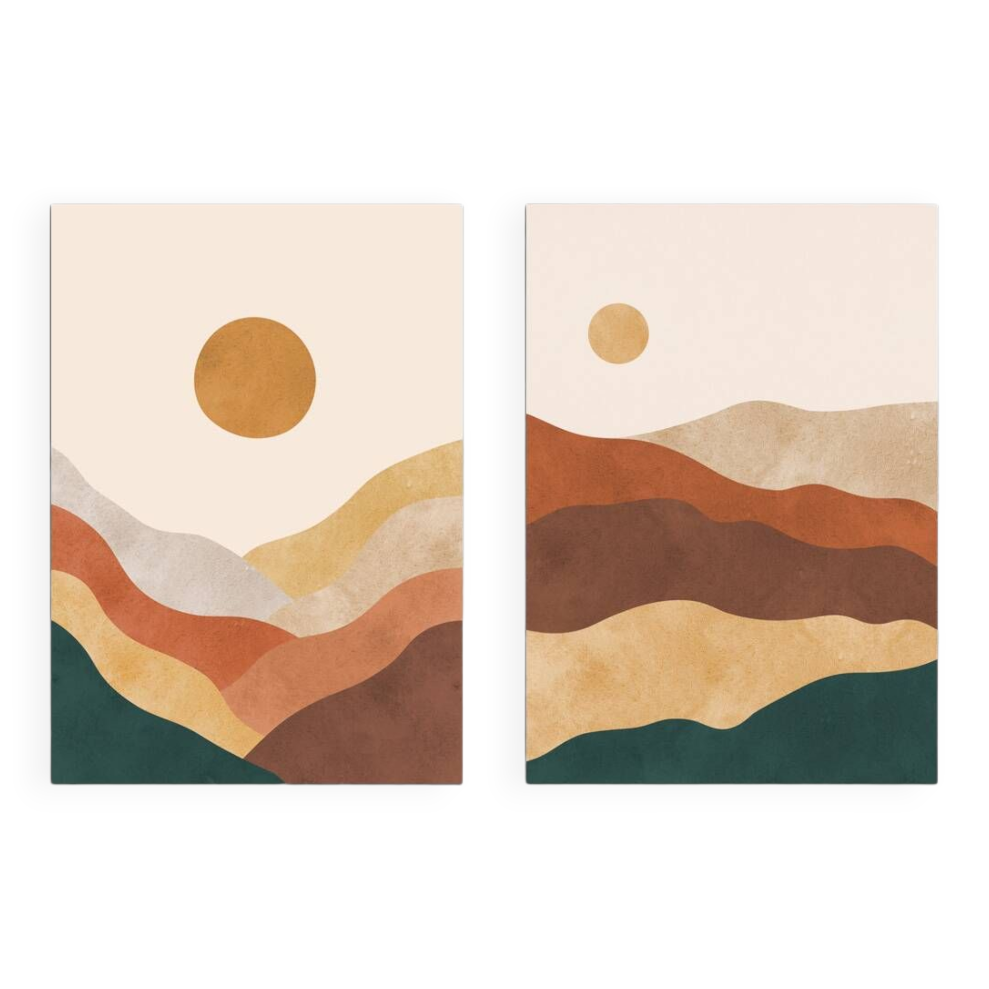 2 Landscape Art Prints. A2 (42x59.4cm)