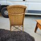Wicker armchair